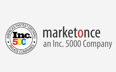 MarketOnce Recognized on Inc. 5000