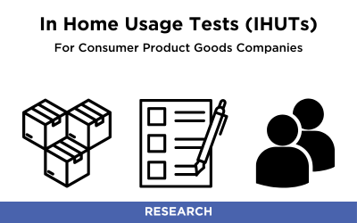 In Home Usage Tests (IHUTs) For Consumer Product Goods Companies